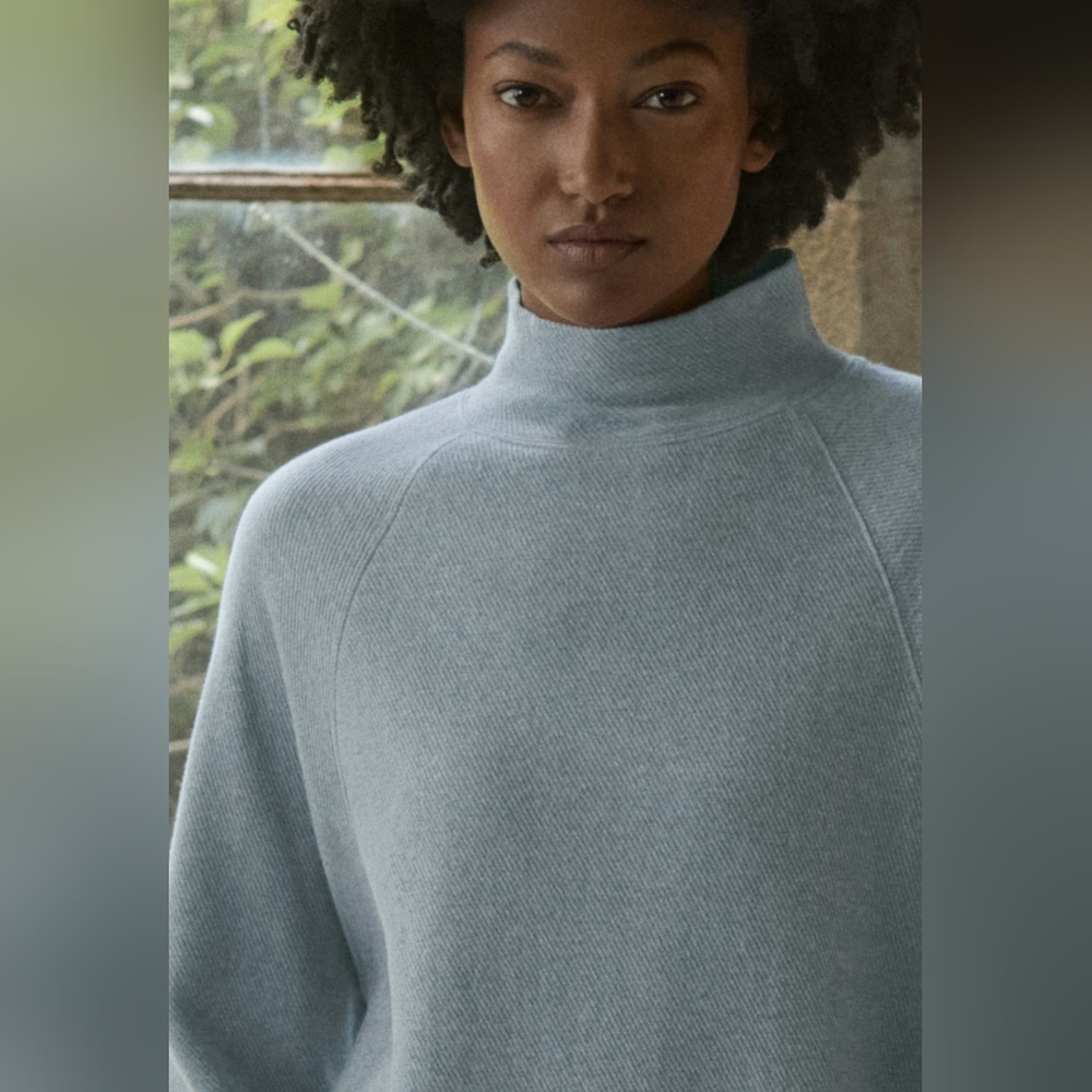 Poetry Funnel-neck tunicDouble cotton jersey Size US 12